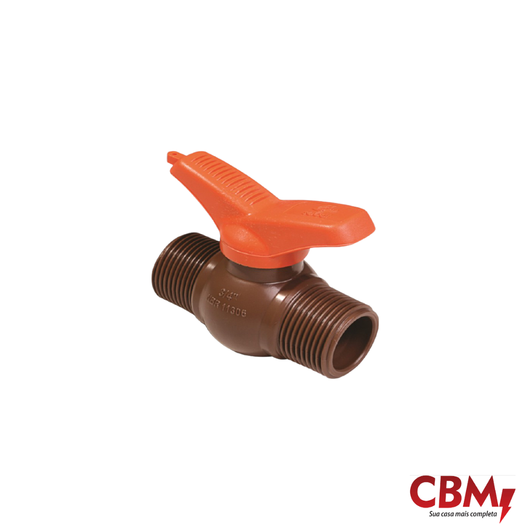 REGISTRO ESFERA 3/4" ROSCA EXTERNO