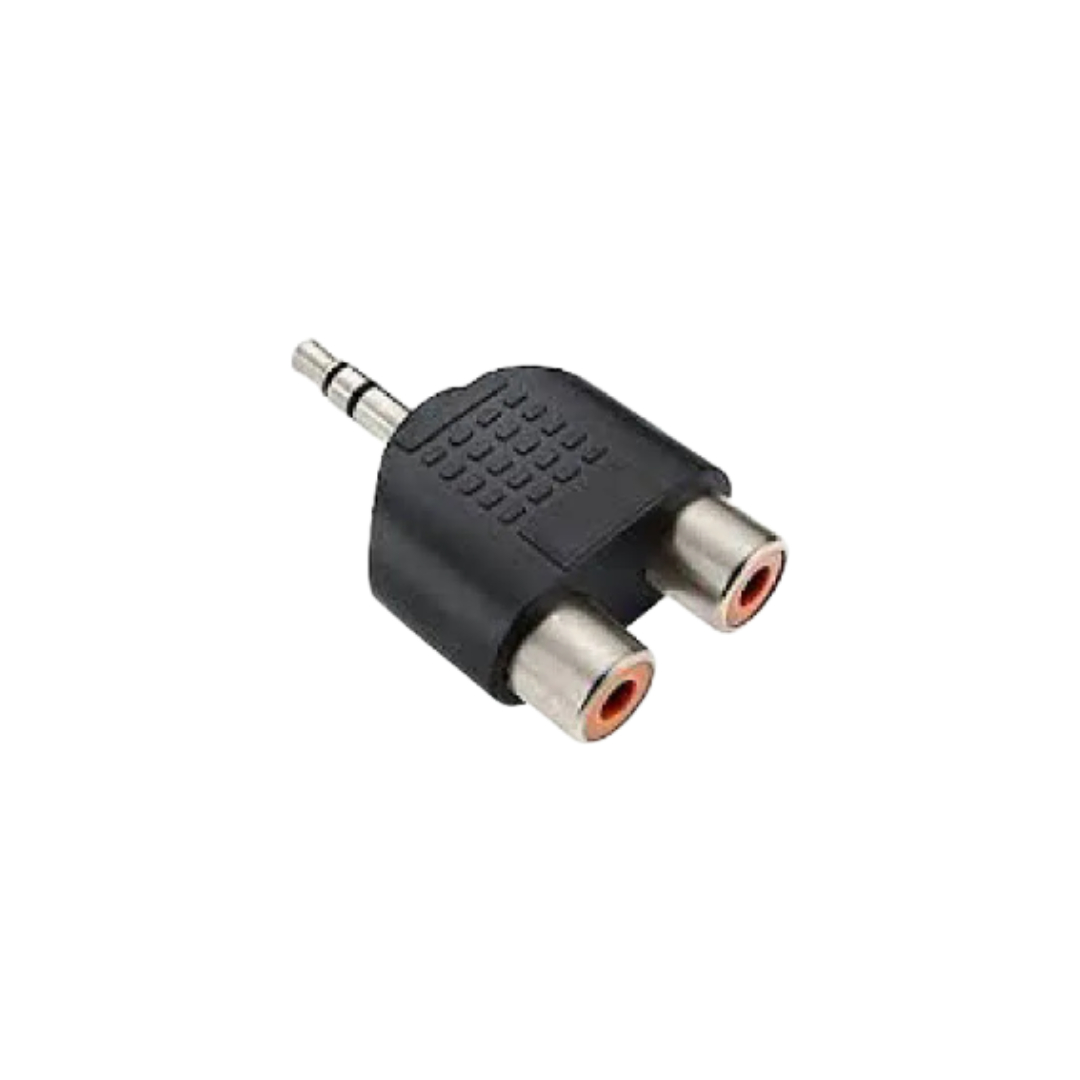 Adaptador para 2 stério e para 2 Jack