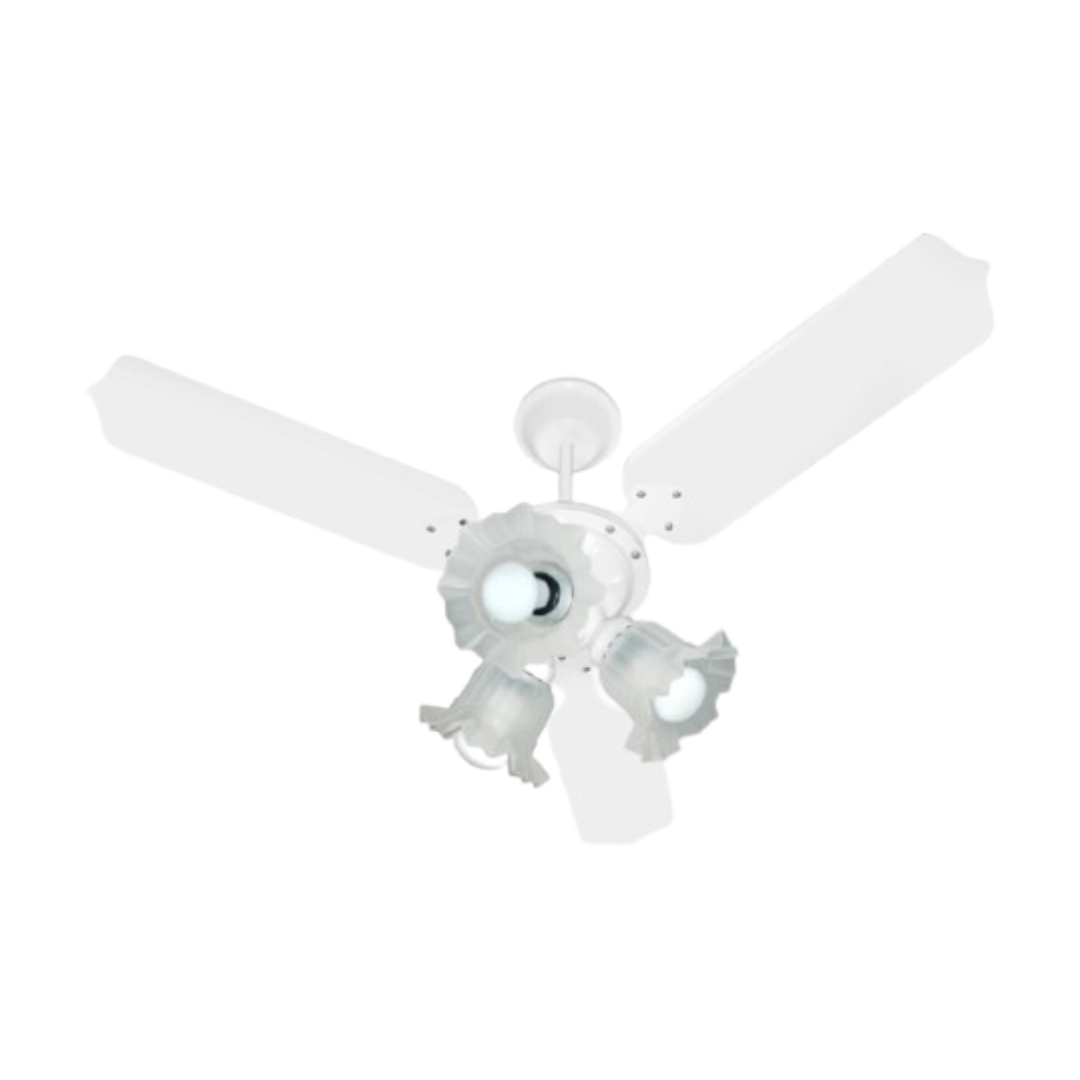 TRON VENTILADOR PARIS BRANCO COM 3 PAS + CONTROLE