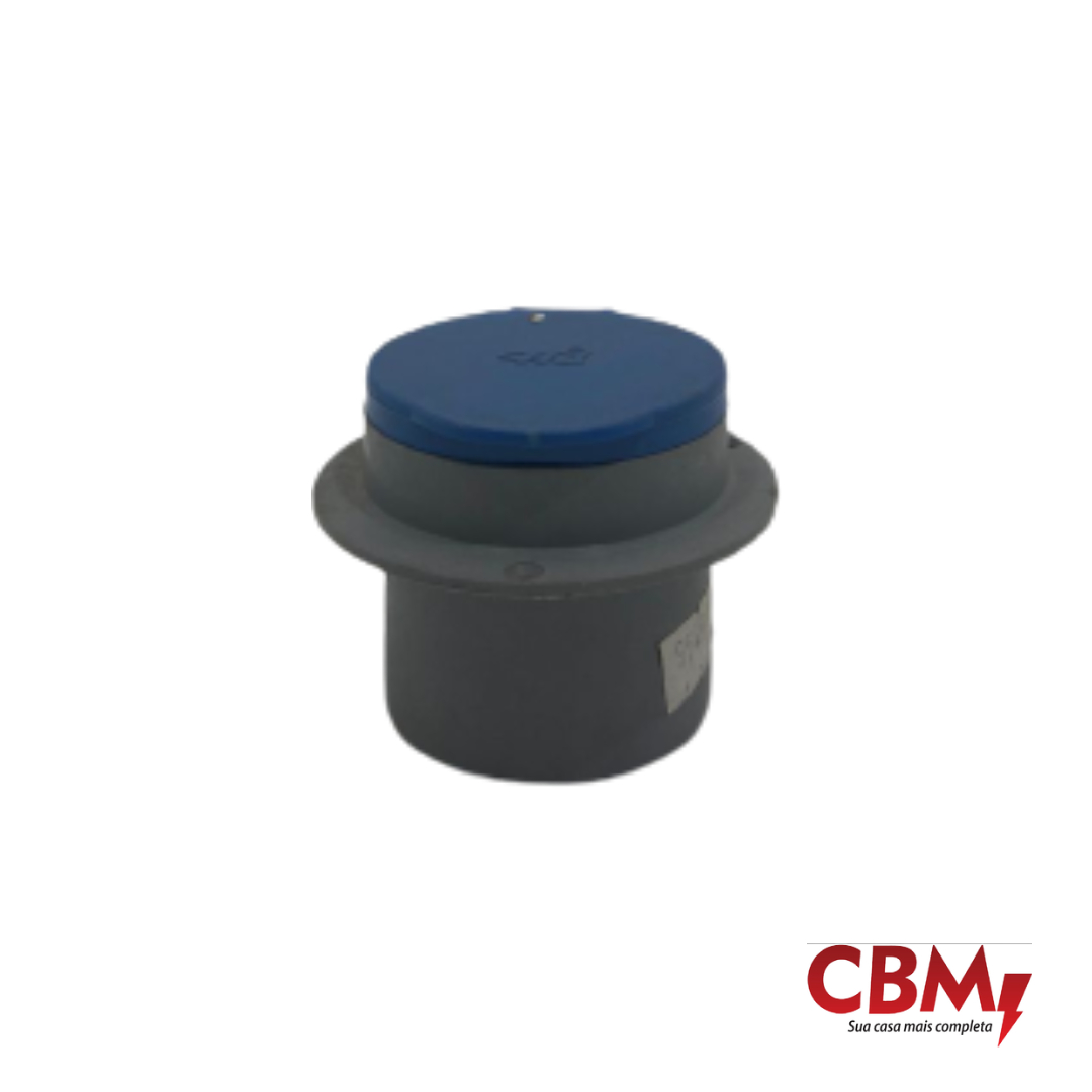 HJ TOMADA INDUSTRIAL EMBUTIDA AZUL 2 POLOS 20A 250V