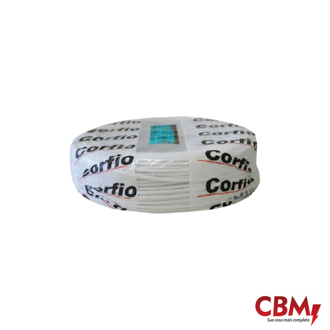 CABO FLEXIVEL 750V 1,0MM BRANCO