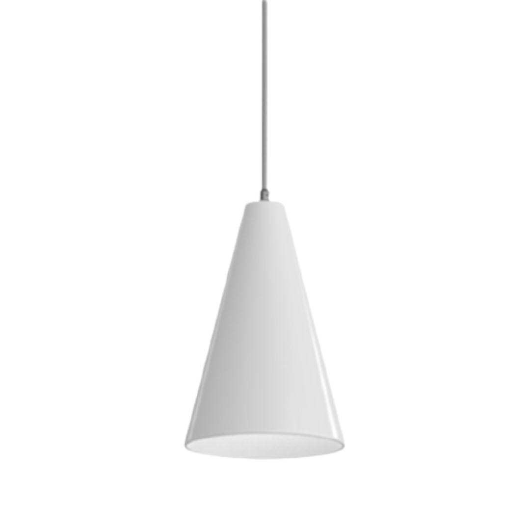 INOVE PENDENTE CONE BRANCO BRILHANTE