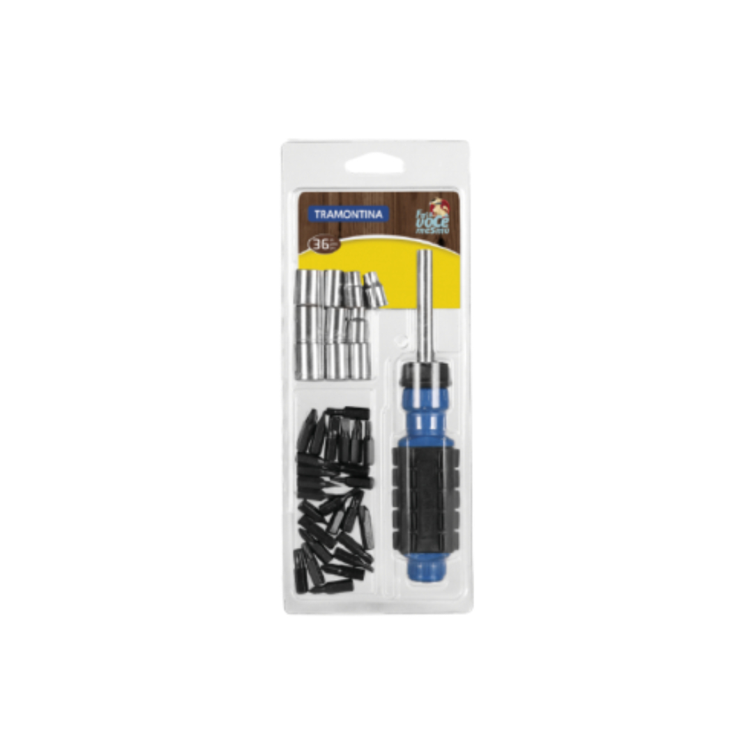 TRAMONTINA KIT FERRAMENTAS 36 PEÇAS