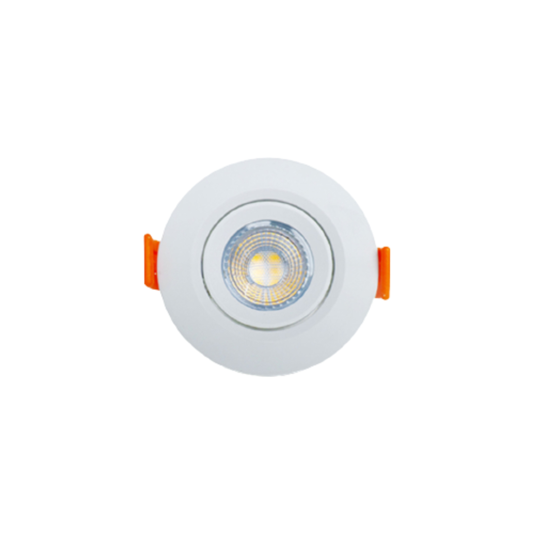 Spot led de embutir redondo 5W 3000K - Ourolux