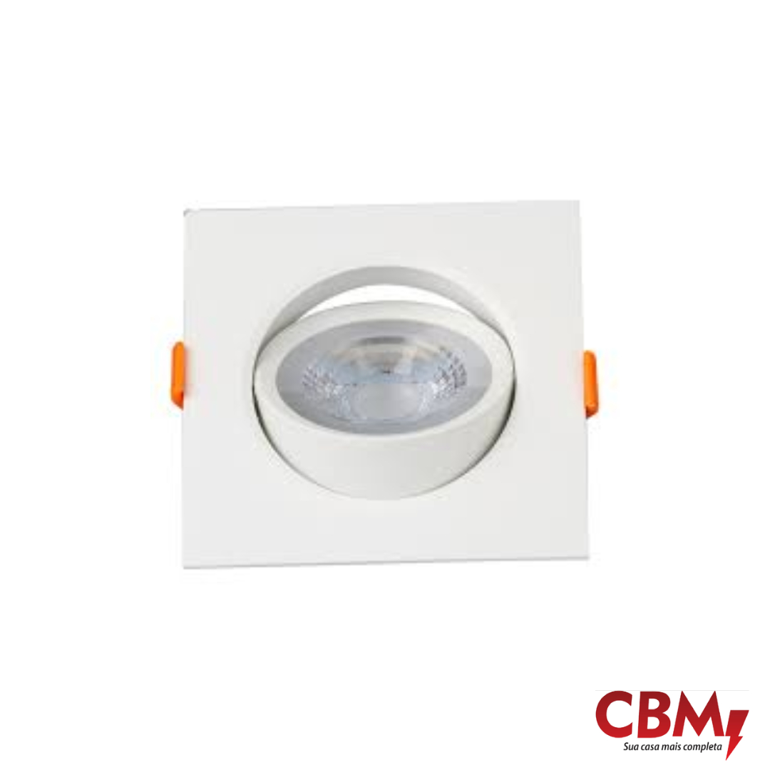 CRISTALLUX SPOT EMB. LED FCOB QUAD 5W 6500K BIVOLT