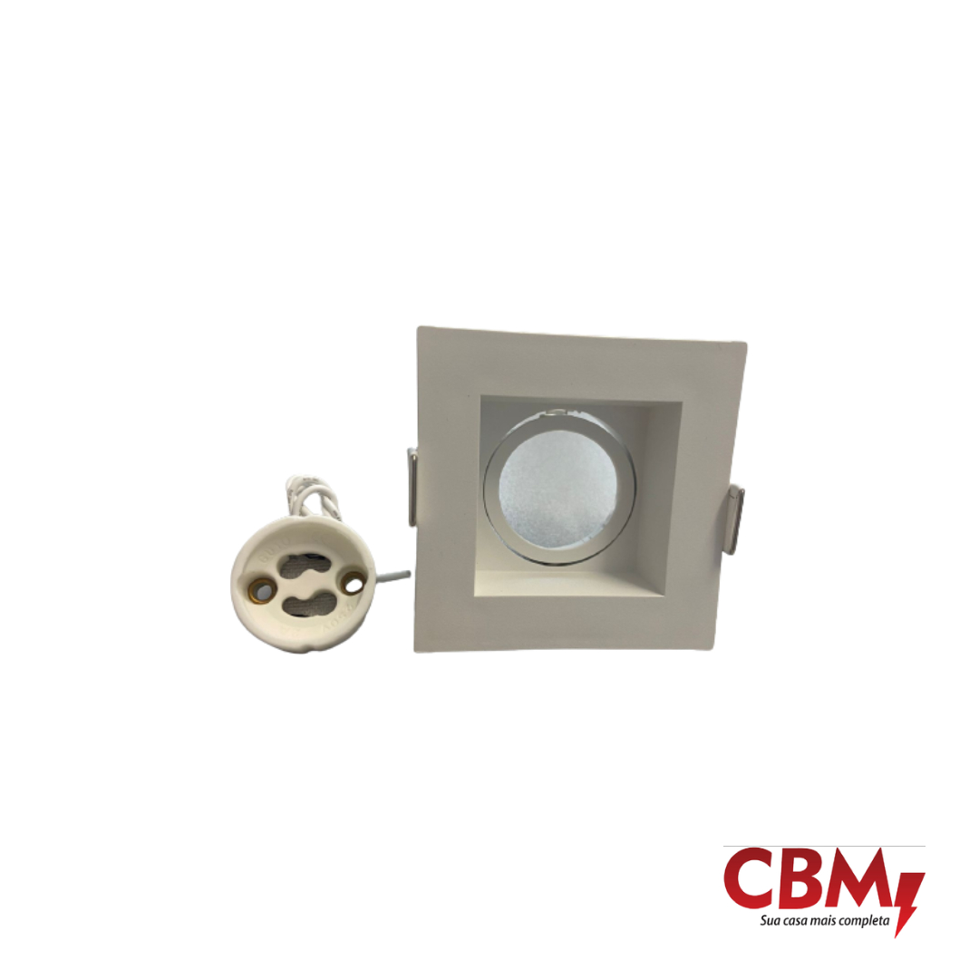PIX EMBUTIDO RECUADO QUADRADO BRANCO 1XMR11