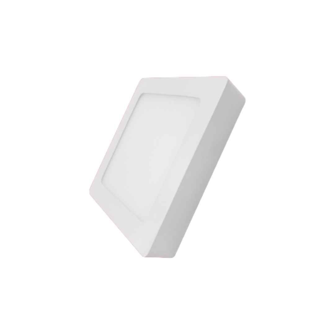 Placa LED Sobrepor Quadrada 12W 2700K OUROLUX