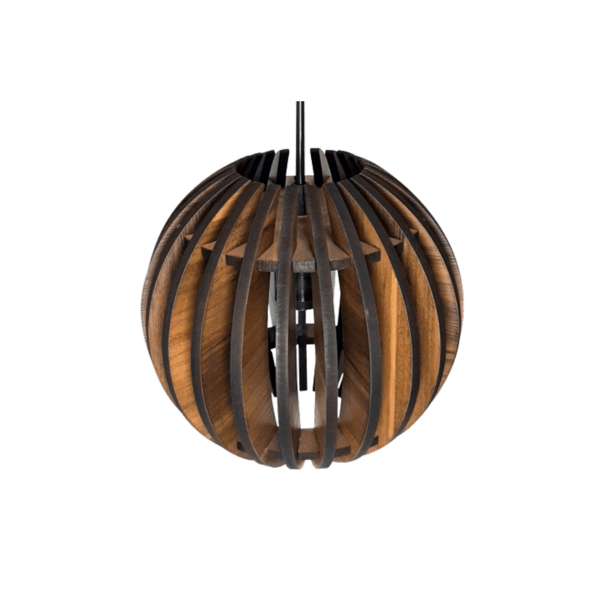 Pendente madeira bola tabaco - Lumanti