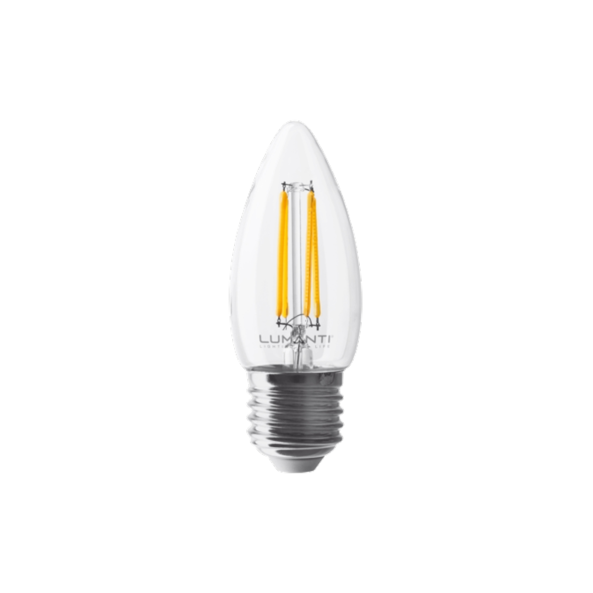 Lâmpada de filamento led Vela 4W 7200K - Lumanti